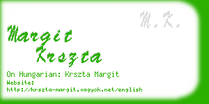 margit krszta business card